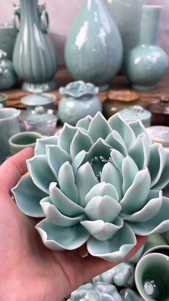 【闪购商品】纯手工 特价福利 微瑕 慧仙青瓷