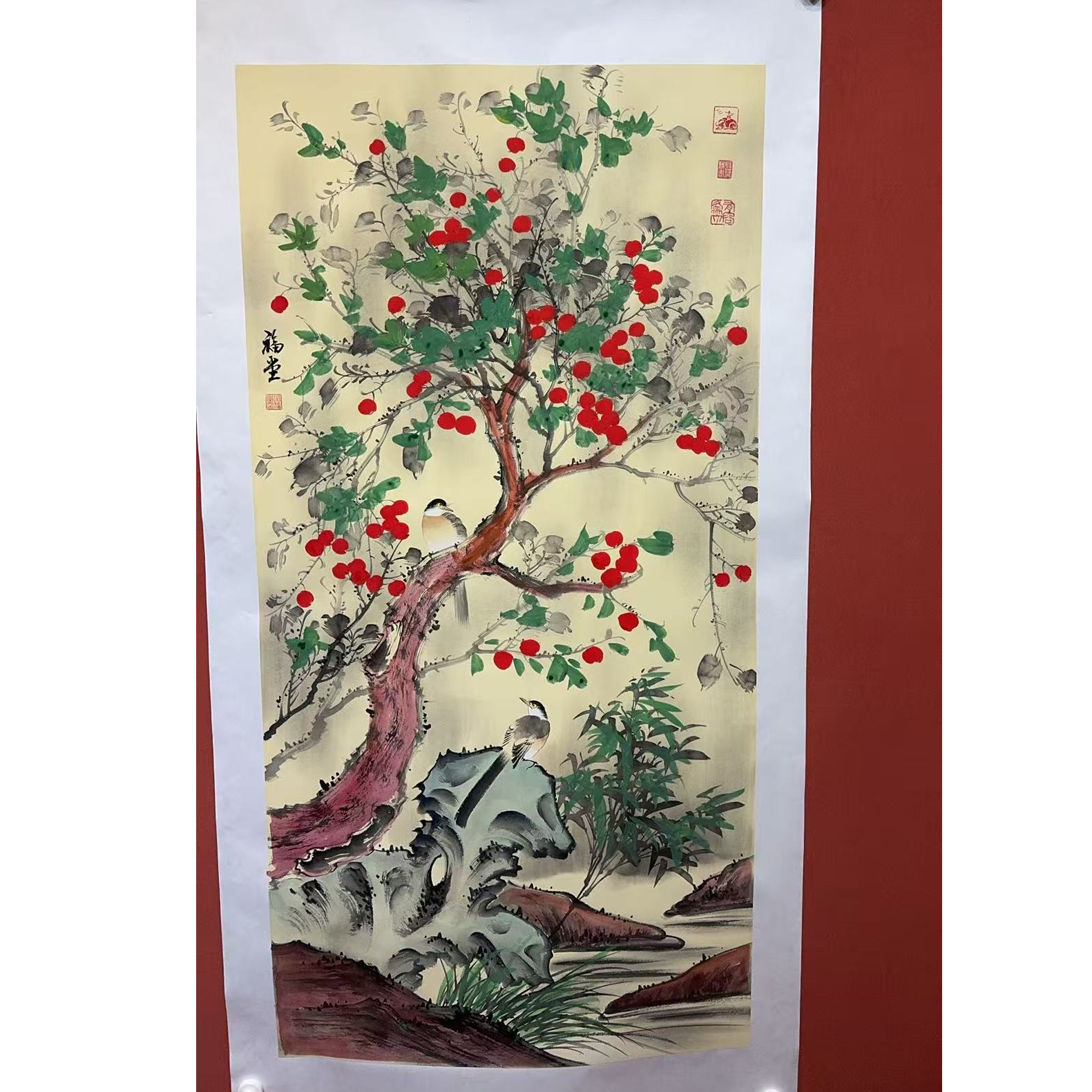 湖社画会/谢福堂/花鸟