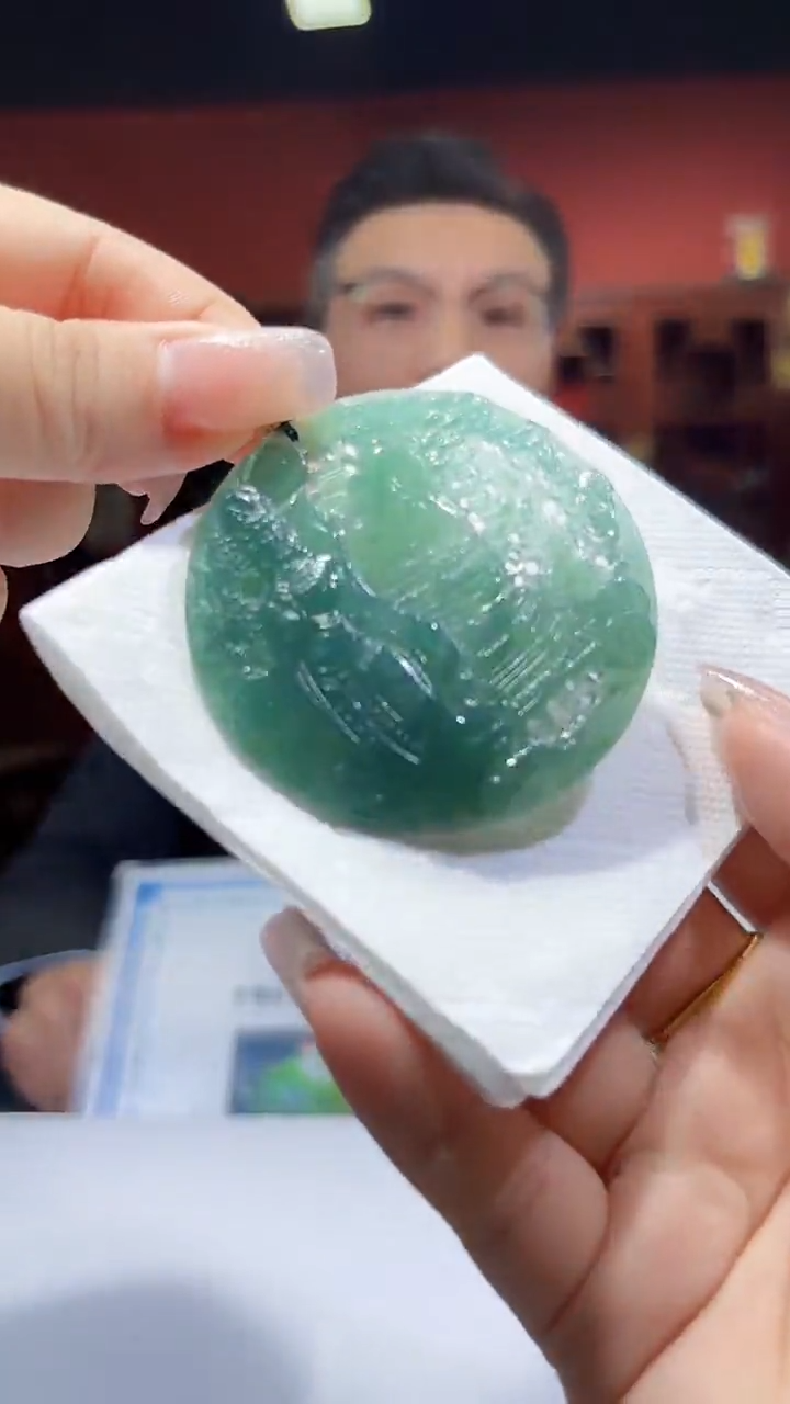 未镶嵌定制翡翠02/1231/C/多样性发其一件/观音