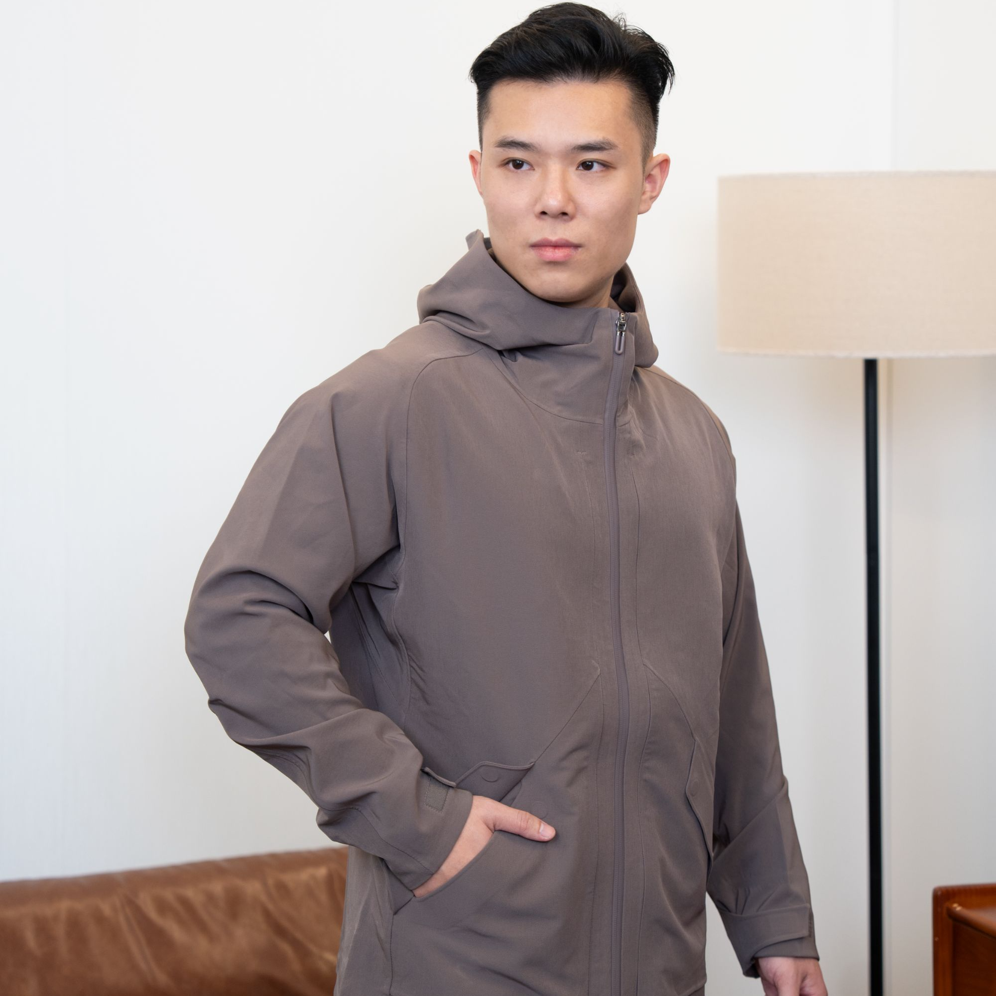 Terrathread”Vertex“秋山峰系列多口袋宽松休闲连帽软壳夹克外套