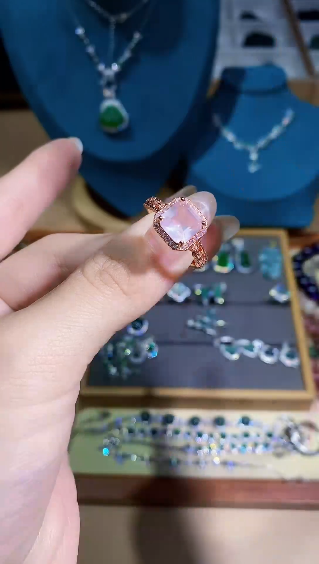 【闪购商品】水晶戒指合金多样性 发其一【23】