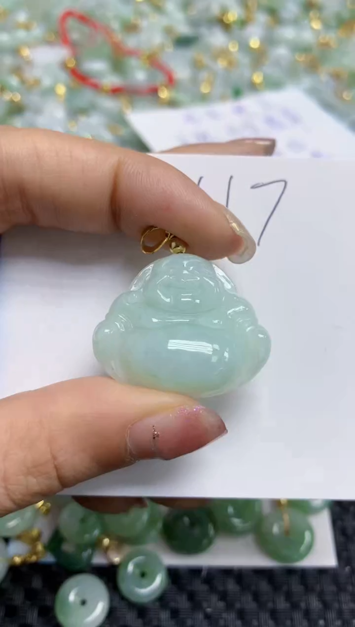 【闪购商品】翡翠颈饰合金天然A货翡翠