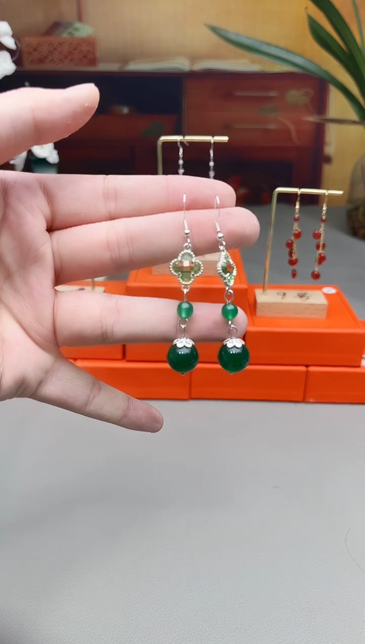 未镶嵌耳钉玛瑙/玉髓705