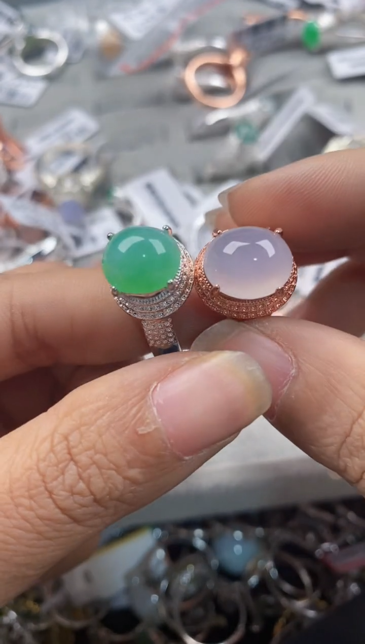 未镶嵌戒指翡翠11               5