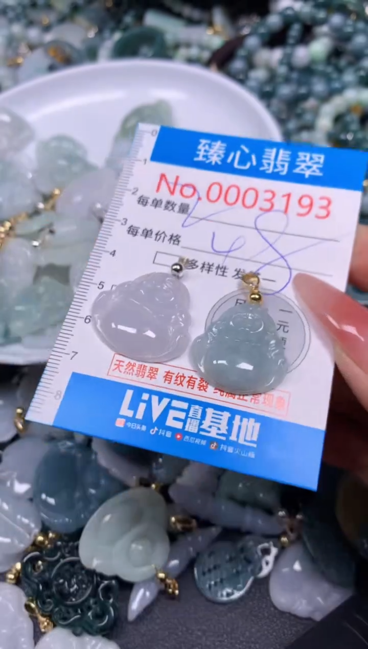 【闪购商品】翡翠颈饰未镶嵌含绳0003193
