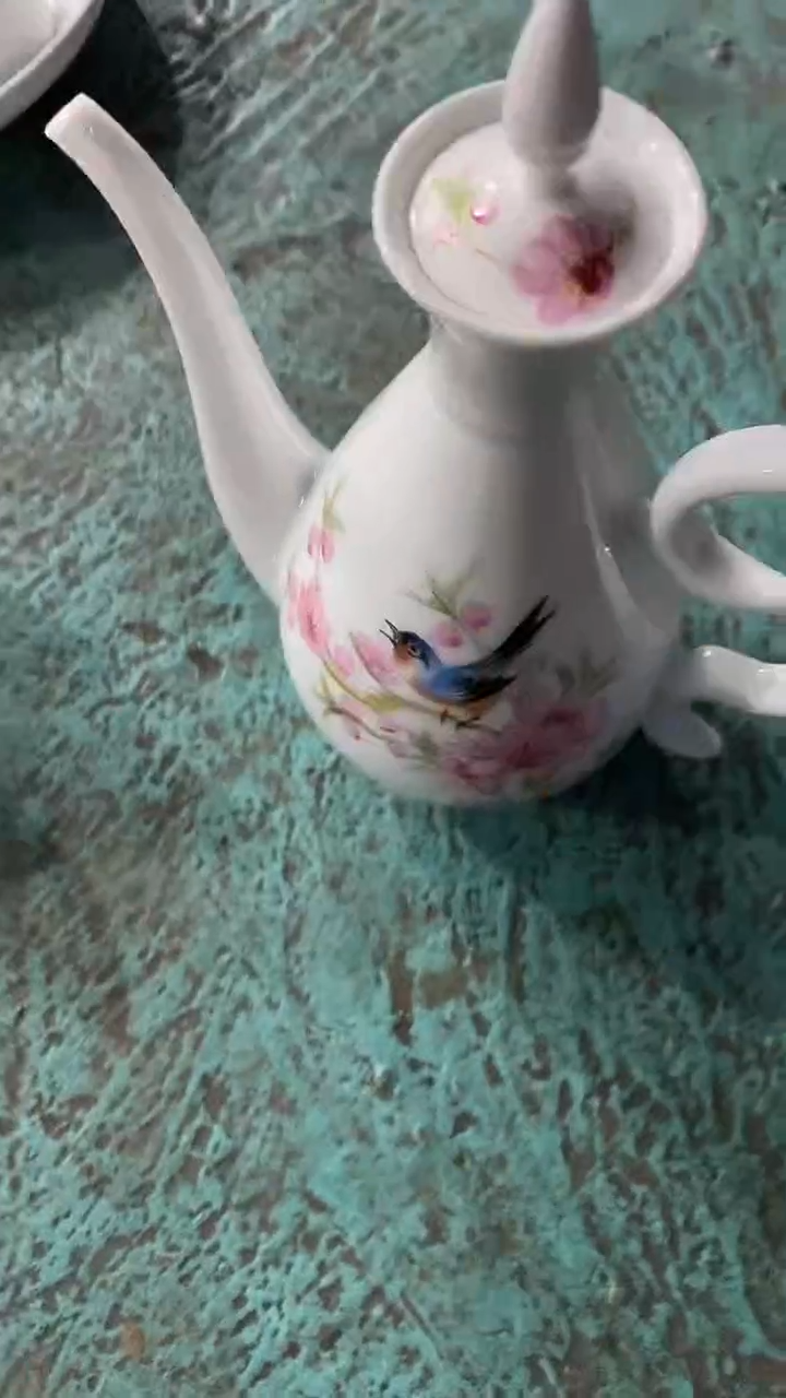 摆件水点手绘酒壶 送一个手绘杯子