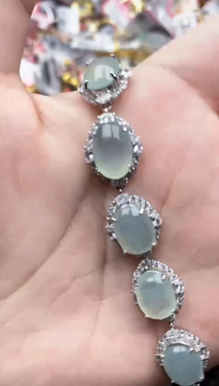 【闪购商品】翡翠戒指银S925镶嵌222222---9