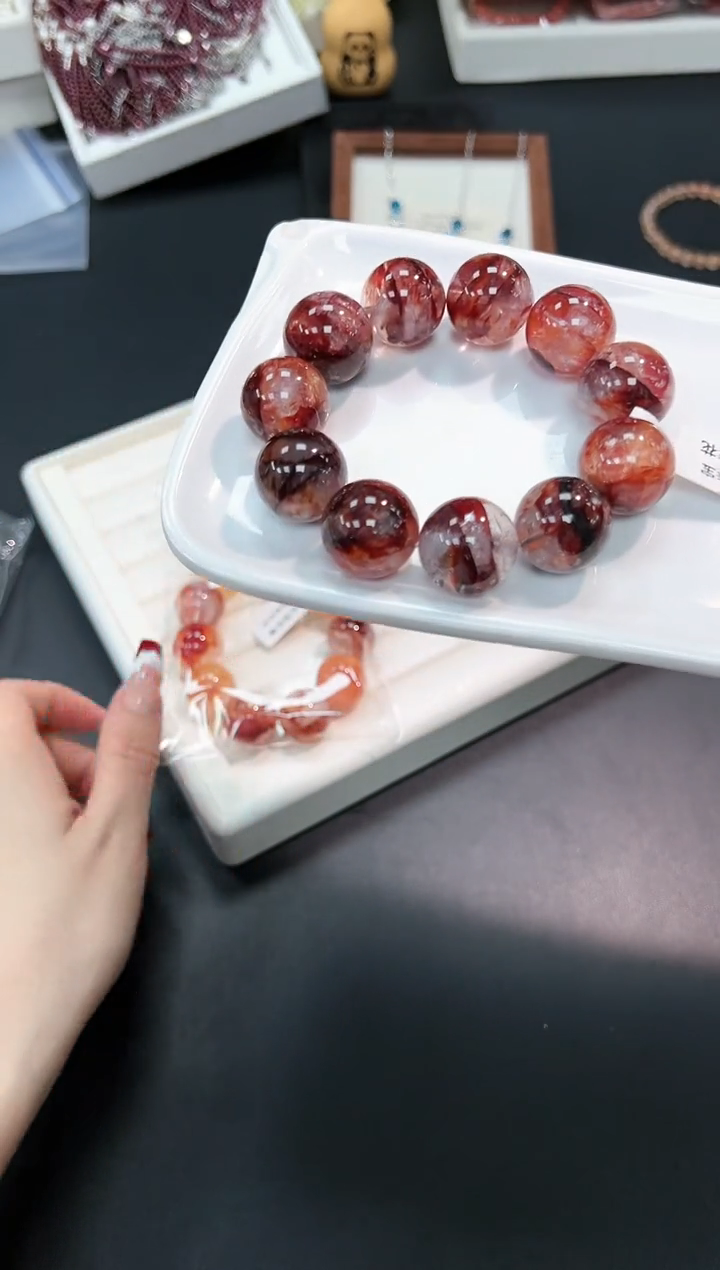 【闪购商品】水晶手串未镶嵌54g多样性发其一/1条18mm默认微瑕