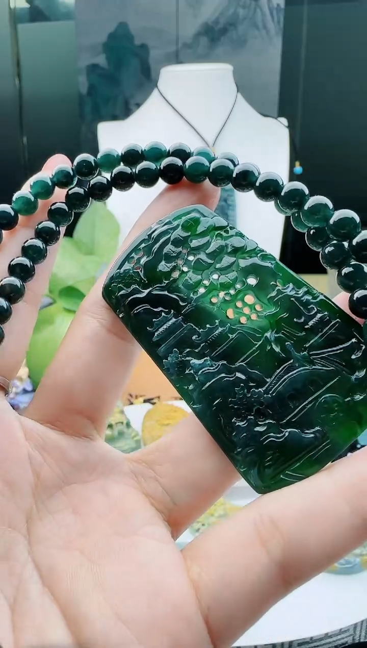 【闪购商品】翡翠颈饰未镶嵌11111111