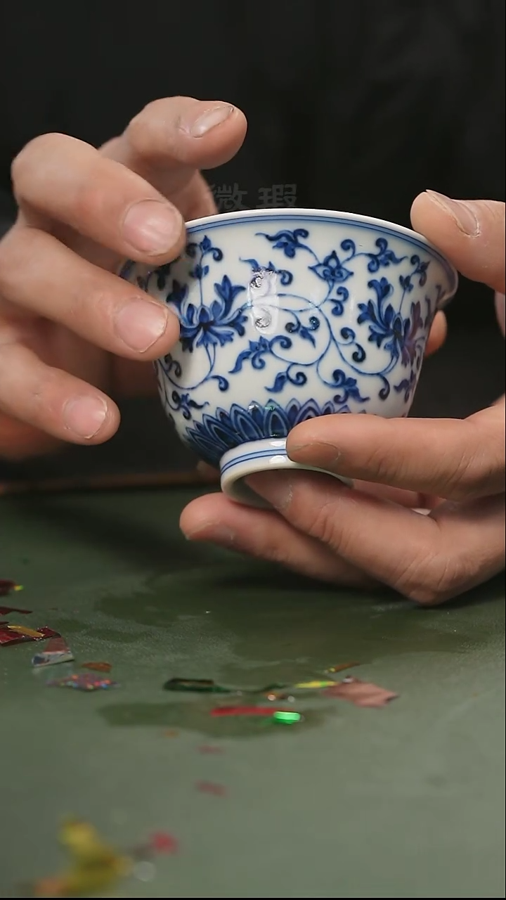 【闪购商品】杯纯手工手绘手作器。。