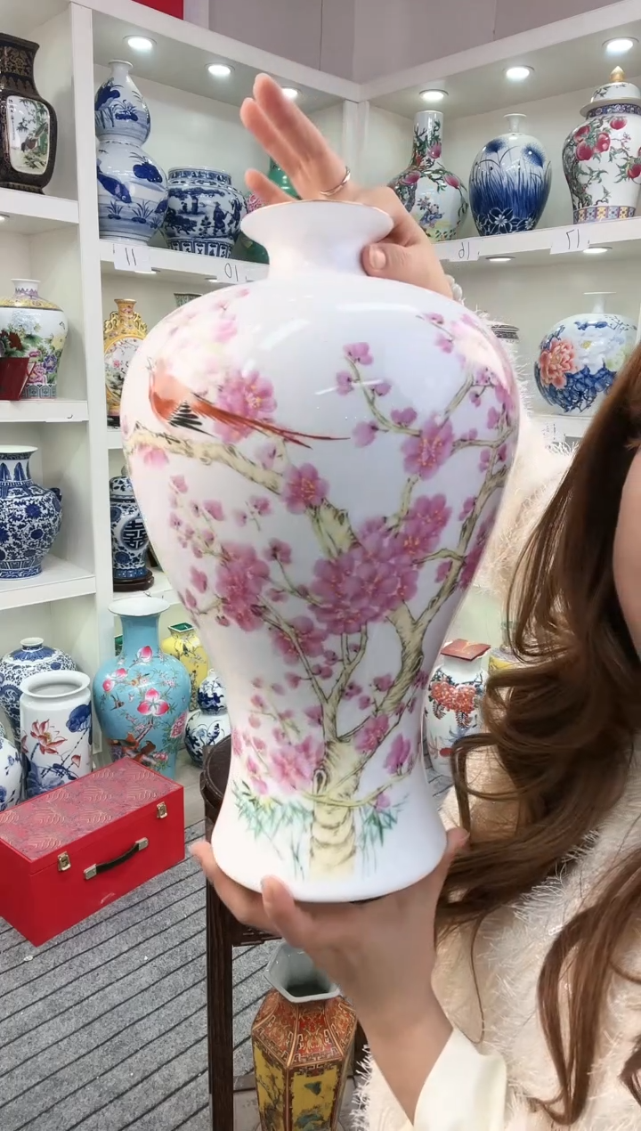 【闪购商品】陶瓷景德镇高温陶瓷摆件花瓶