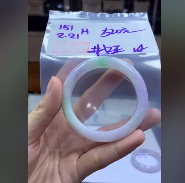 定制翡翠未镶嵌毛货需精细抛光151手镯52纹+520元+拍一发一