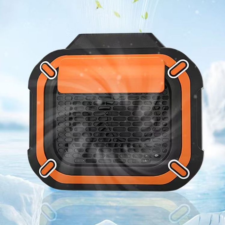 95新  挂腰风扇便携式夹腰间高温作业户外工地衣内腰间衣服防中暑