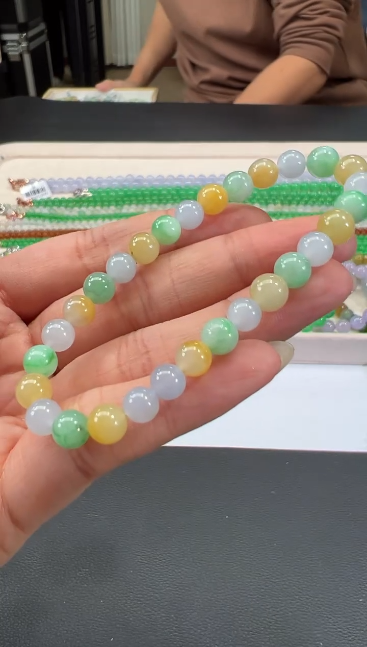 未镶嵌手串翡翠B528|980