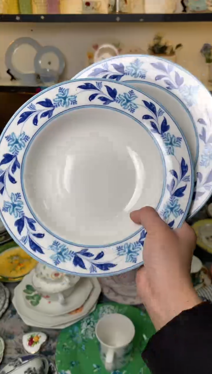 【闪购商品】瓷片陶瓷原单CC903餐具2个汤盘