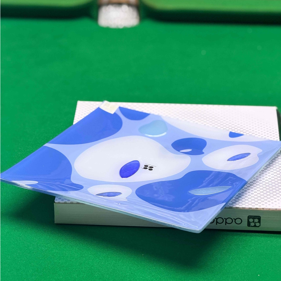 A&G几何玻璃方形浅盘30cm 彩虹问号/天空