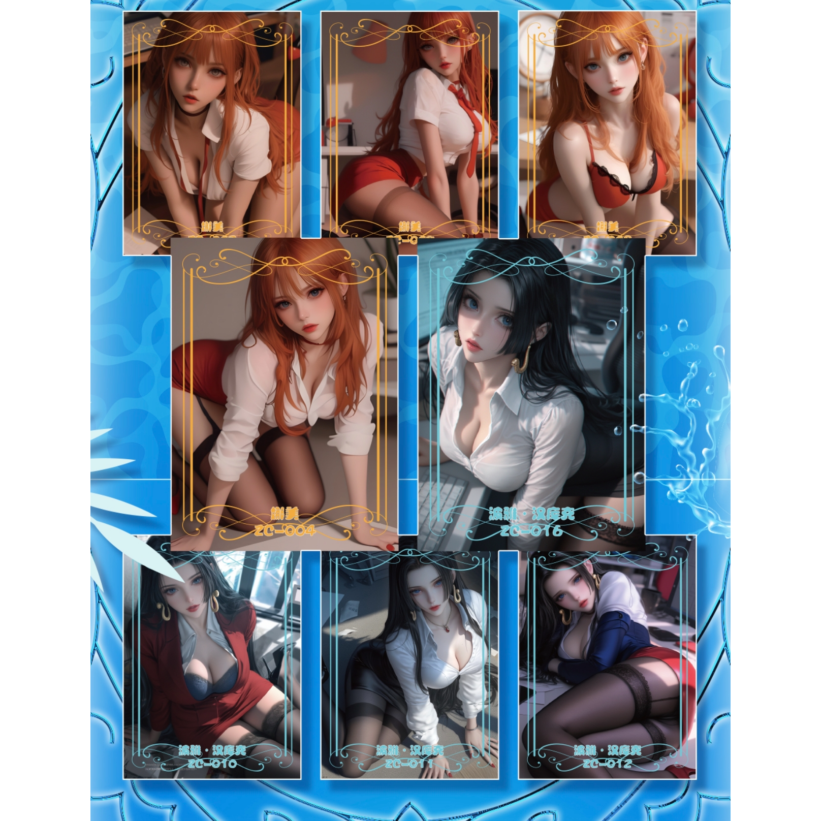 【许愿人物】幻梦文创 蜜夏小卡 动漫收藏卡牌