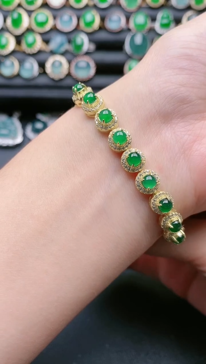 【闪购商品】翡翠戒指银S925镶嵌1111111