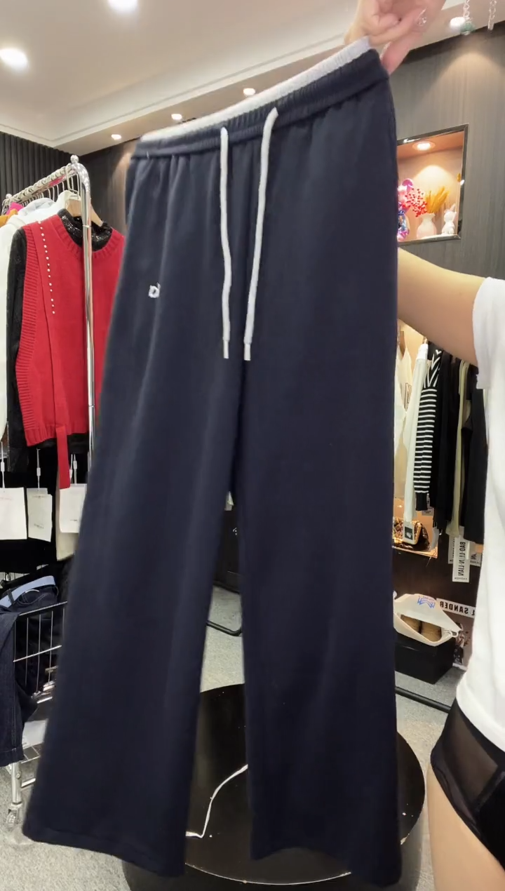 3099休闲裤----蓝色小