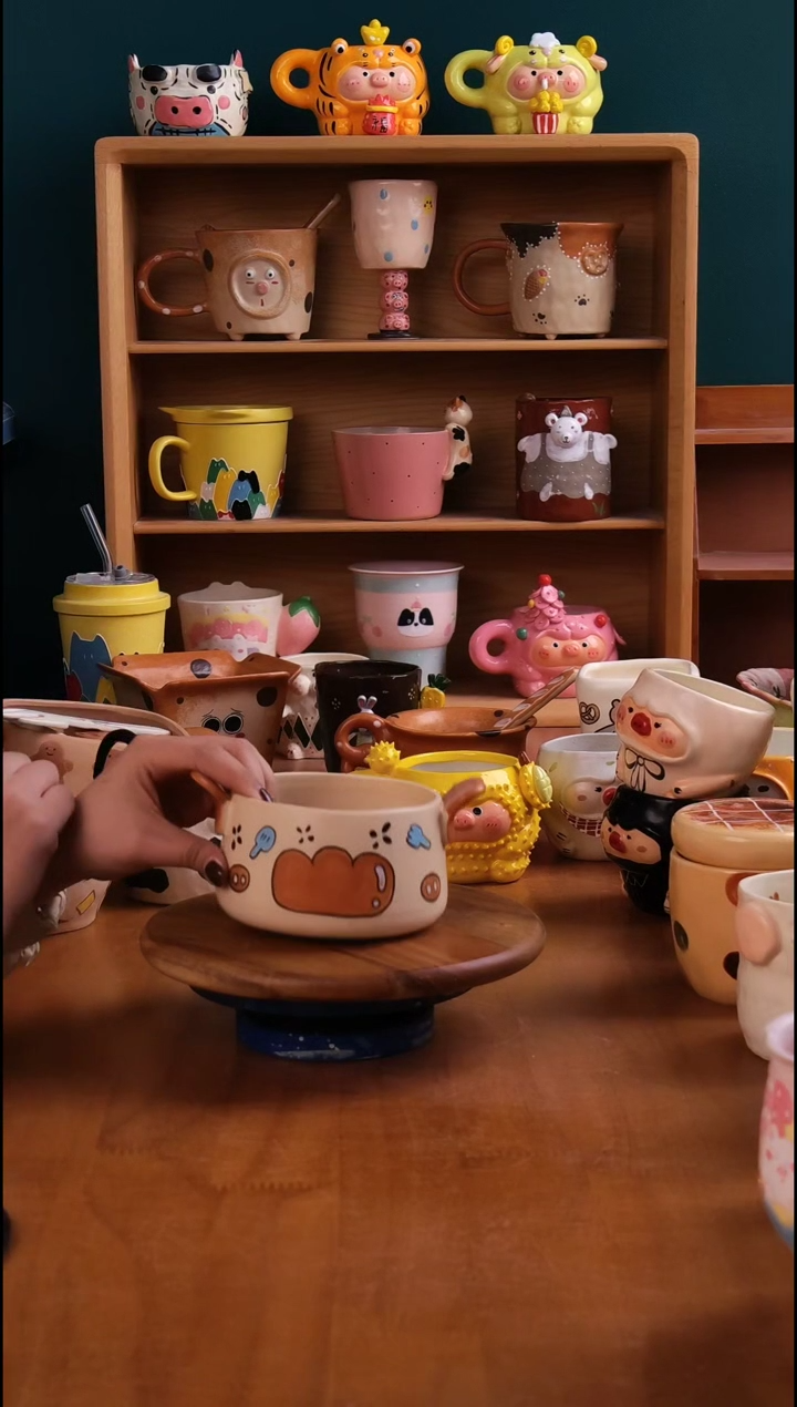 摆件陶景德镇原创手工陶瓷