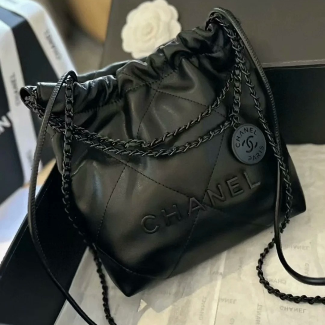 99新 Chanel/香奈儿 小花Jerry活动24P 22Bag托特包 Mini 芯片开 