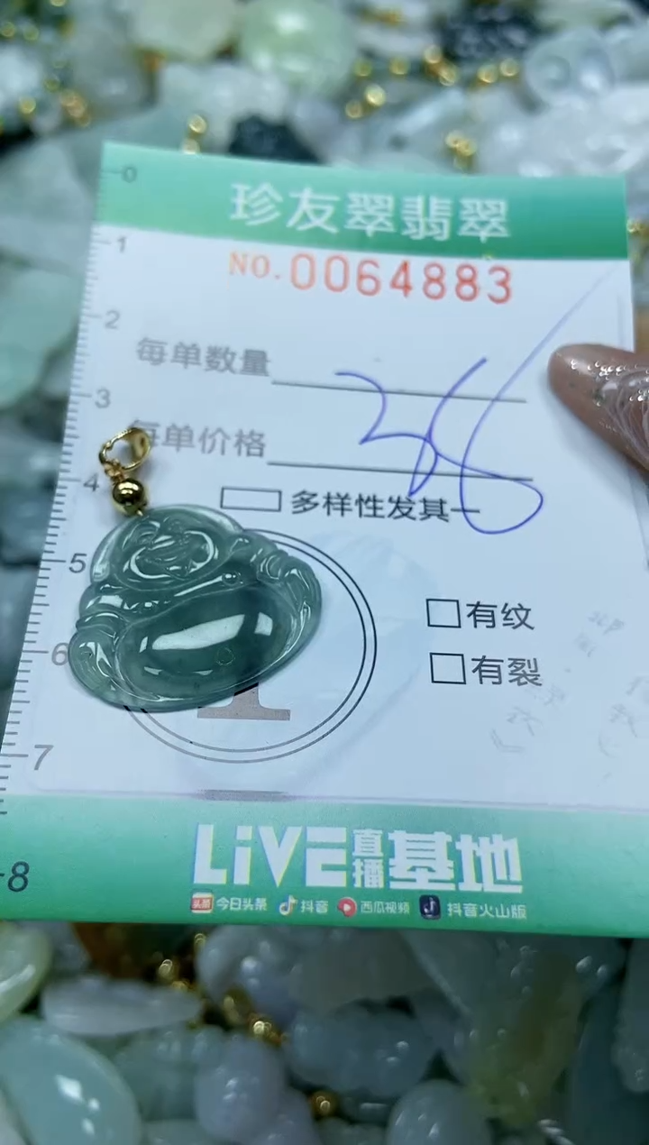 【闪购商品】翡翠颈饰未镶嵌闪购商品0064883