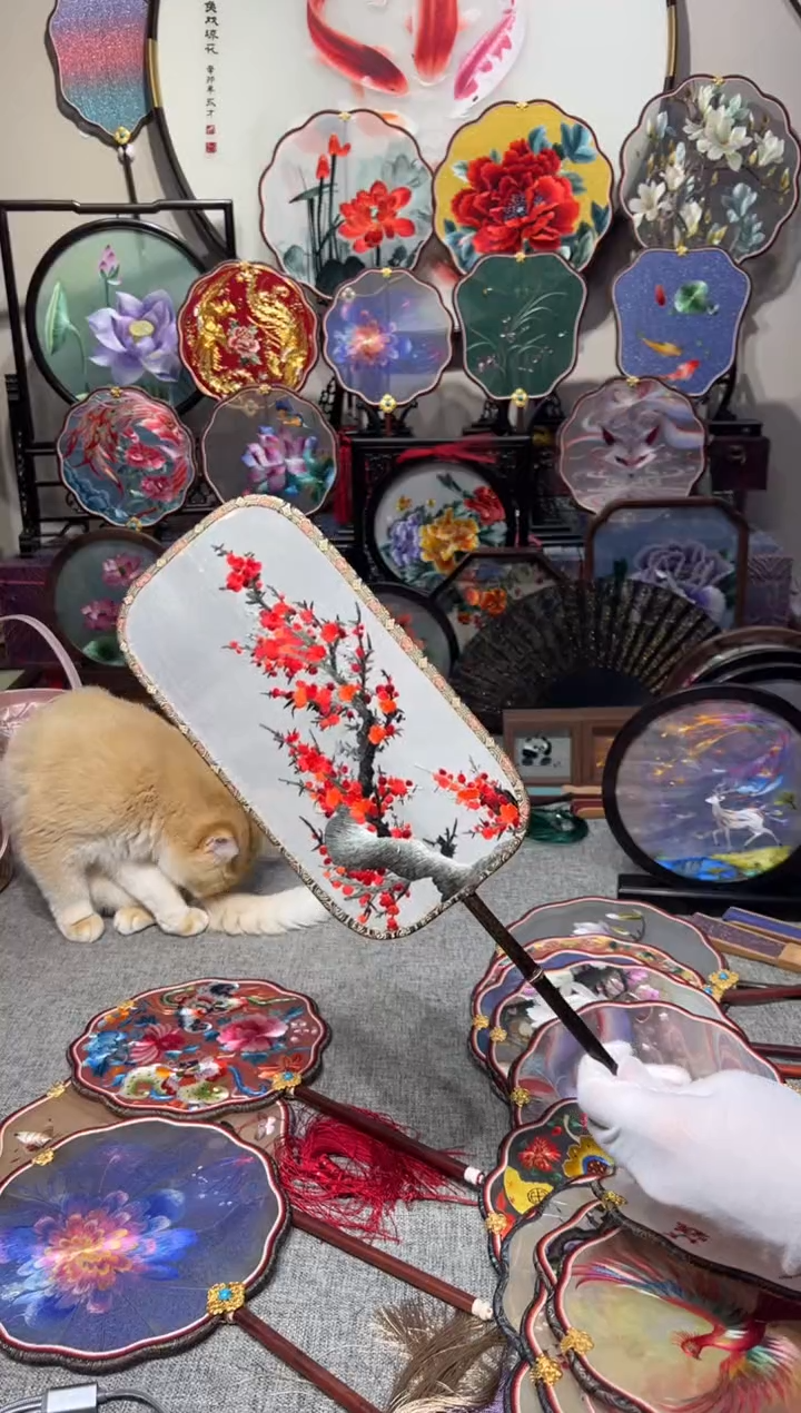 刺绣纯手工苏绣艺术品