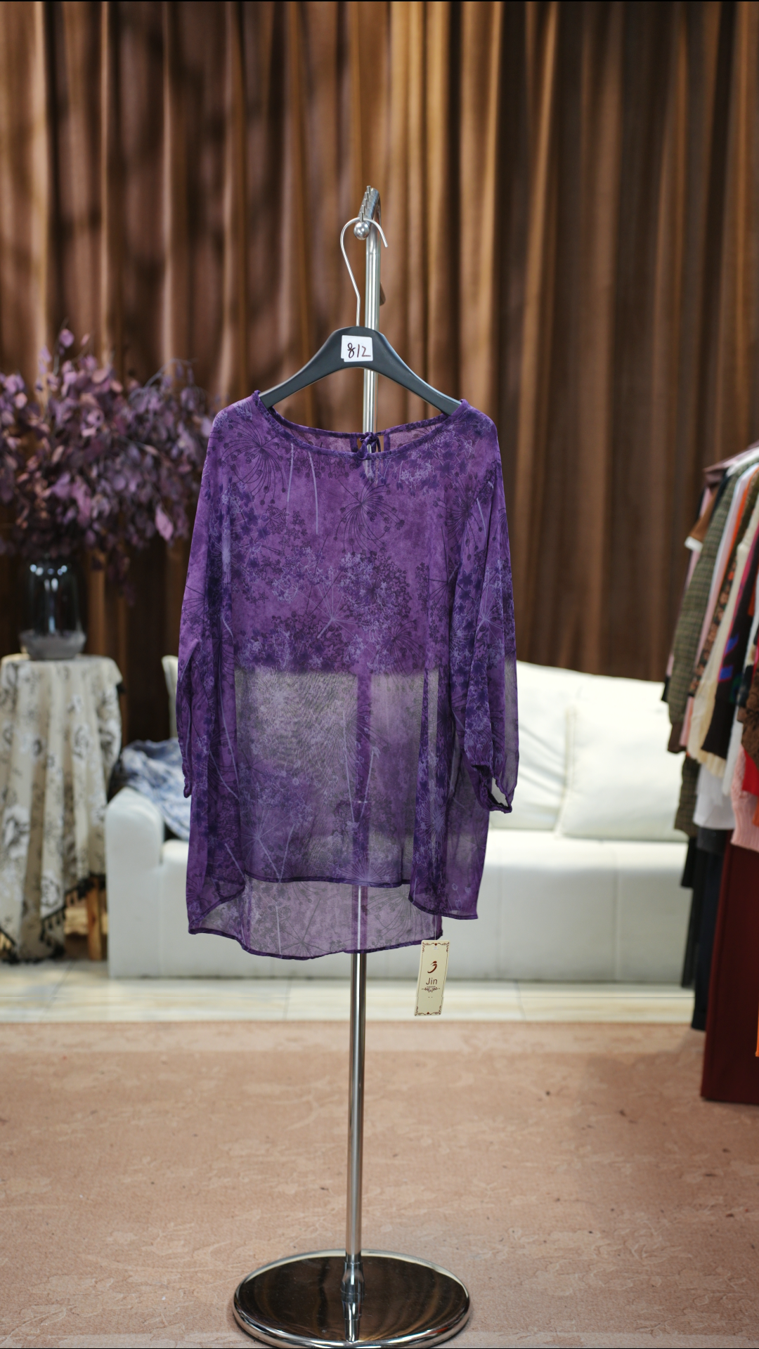 睿雪家2025高端撤柜上衣812