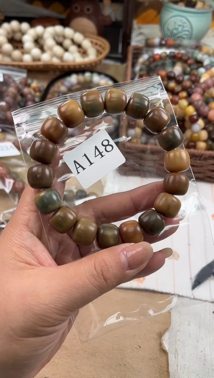 手串菩提根/象牙果秋**桐a148卡15 干磨猪油膏瑕疵