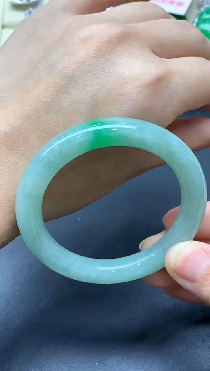 未镶嵌手镯翡翠480-中国好珍宝