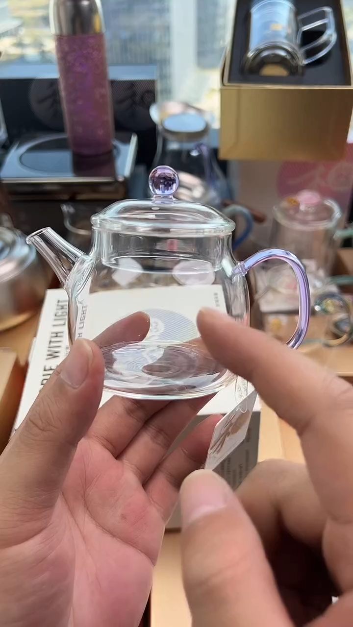 @@禾器晶彩言卿壶浅紫色