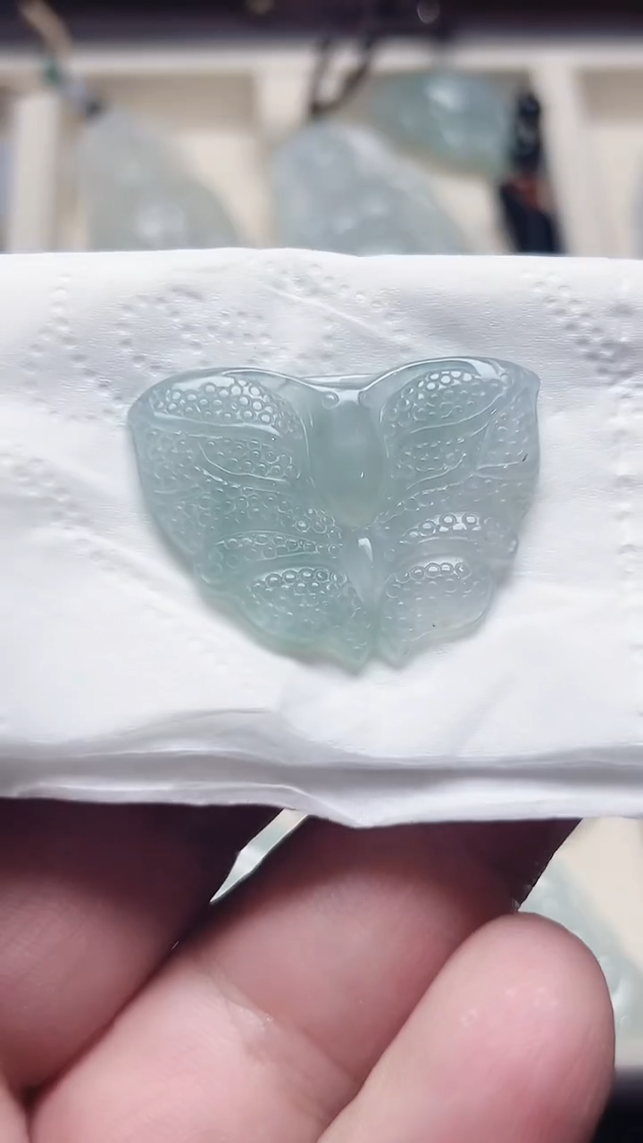 颈饰未镶嵌翡翠天然缅甸A货翡翠