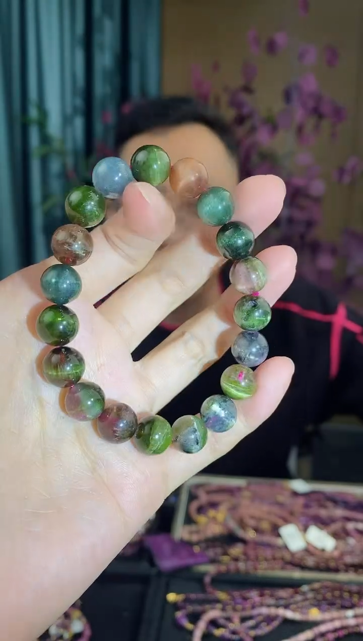 【闪购商品】碧玺手串未镶嵌201碧玺猫眼