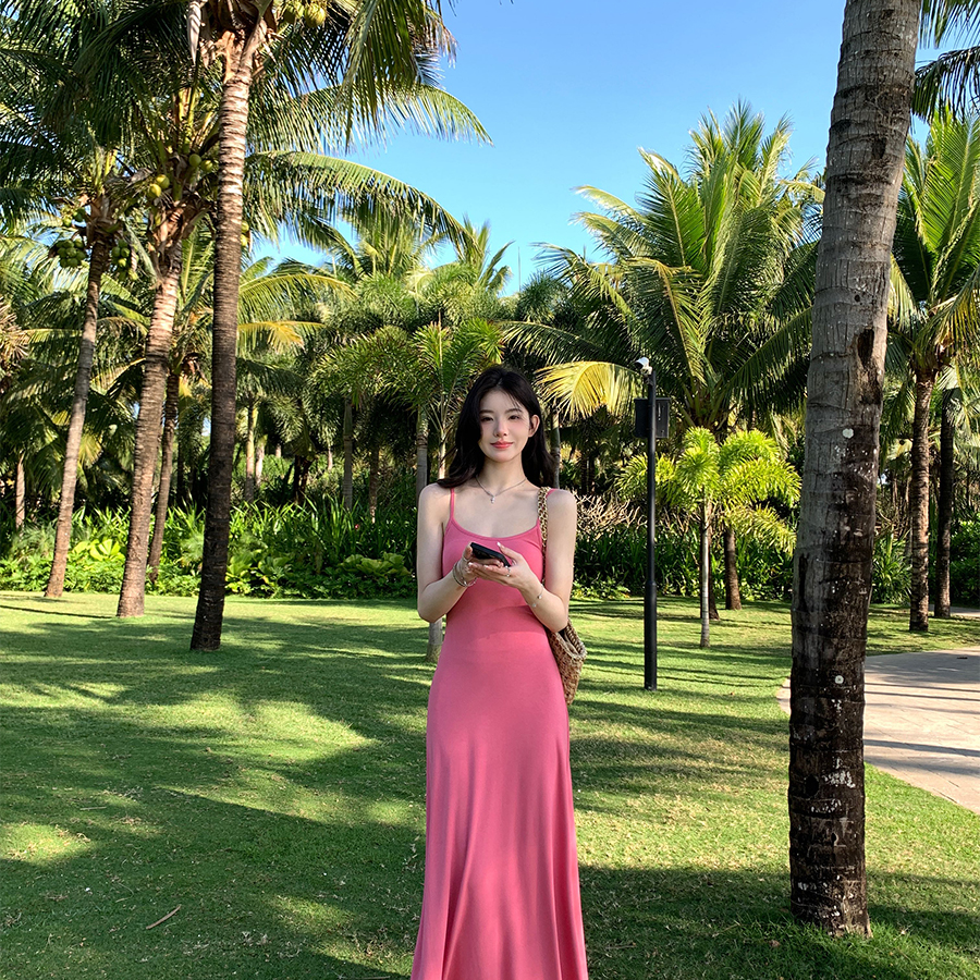 alex stevens性感卡戴珊连衣裙女秋夏季吊带长裙修身气质度假裙子