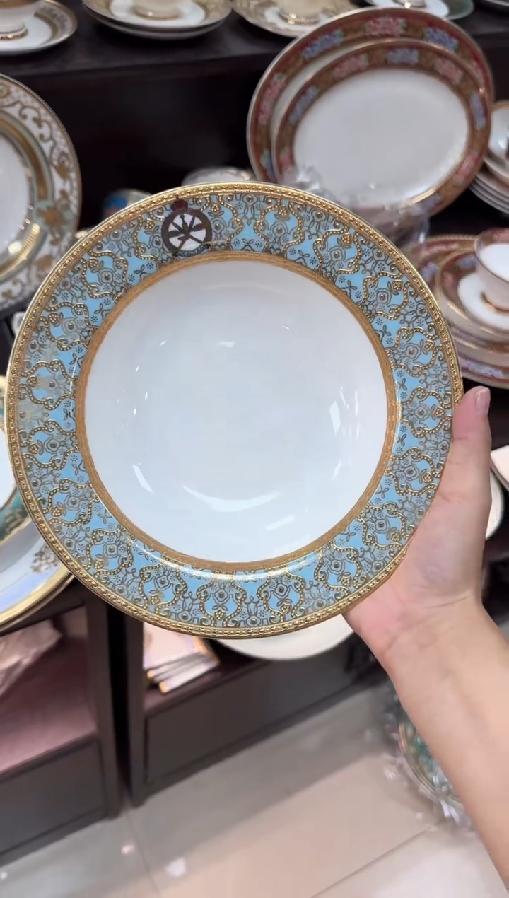 【闪购商品】瓷片8.5寸草帽盘2个 春节活动福利价