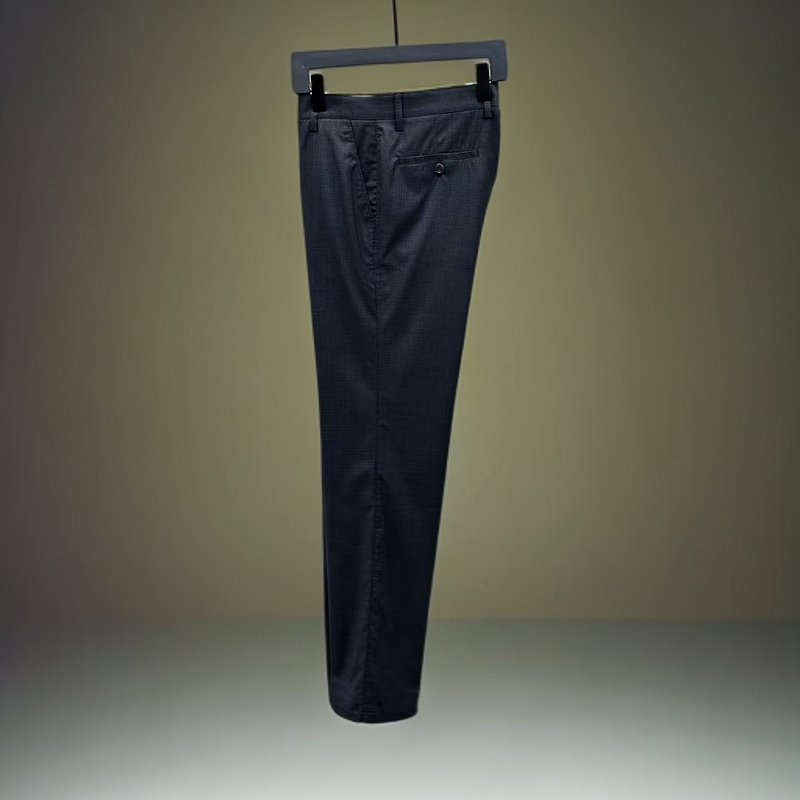 【休闲西裤8106】男士夏季轻奢商务经典百搭直筒合体版灰色休闲西裤
