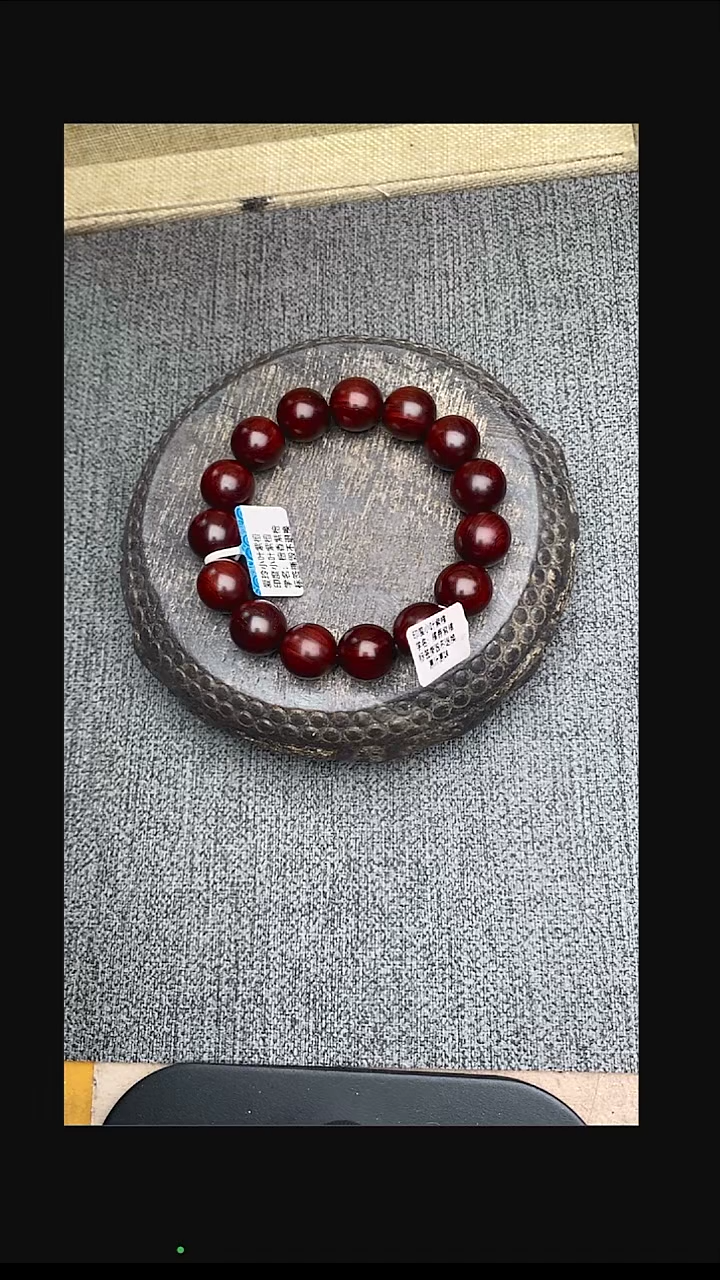 檀香紫檀（小叶紫檀）手串/手链1.5cm原汁原味