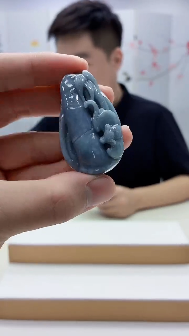 未镶嵌定制翡翠5176bb-毛货挂件52