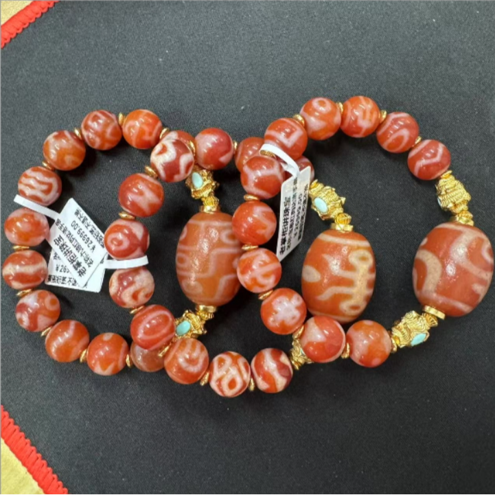【老掌柜】巨无霸红肉玛瑙手串/B062101/多样性发一