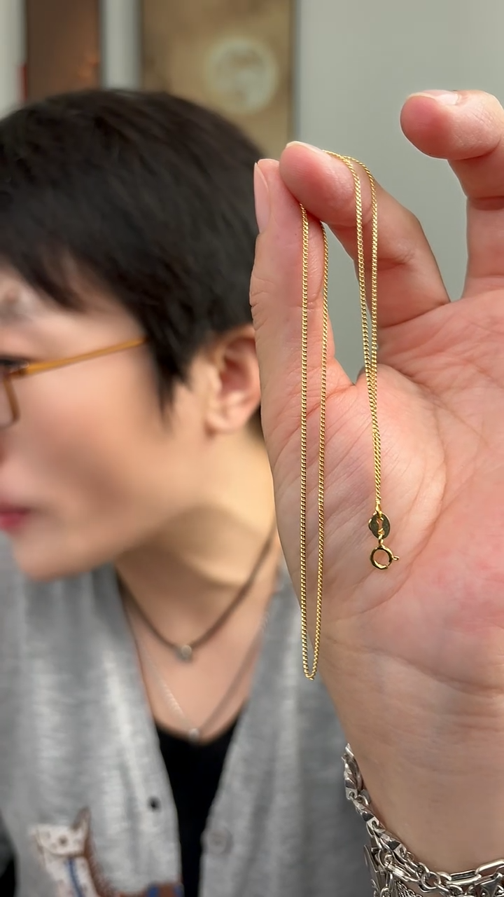 无链子925银纯银项链22