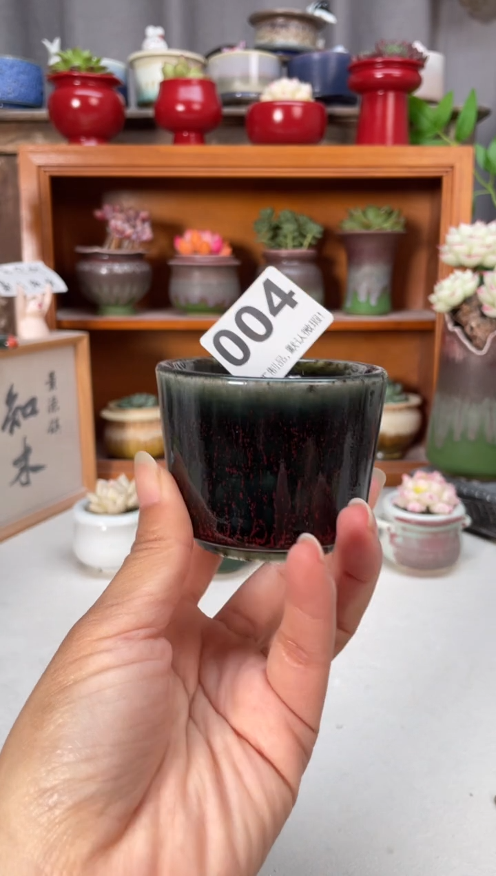 瓷片004知木小芳花盆
