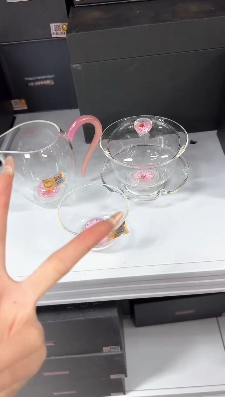【闪购商品】@@禾器棠韵怡然妃玉+咏莲盖碗+棠韵清杯