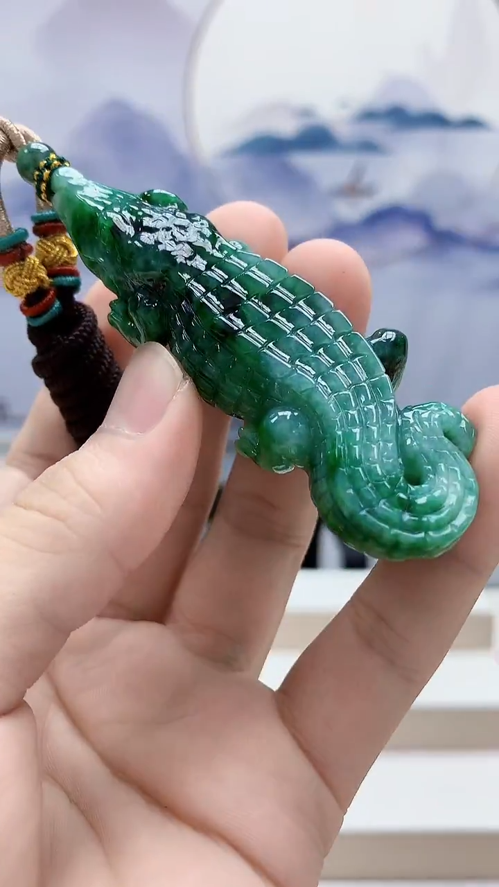 未镶嵌定制翡翠5028bb-毛货挂件77