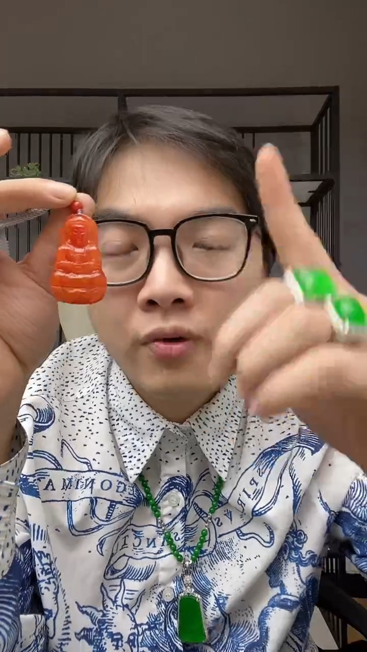 【闪购商品】翡翠颈饰合金火焰观音