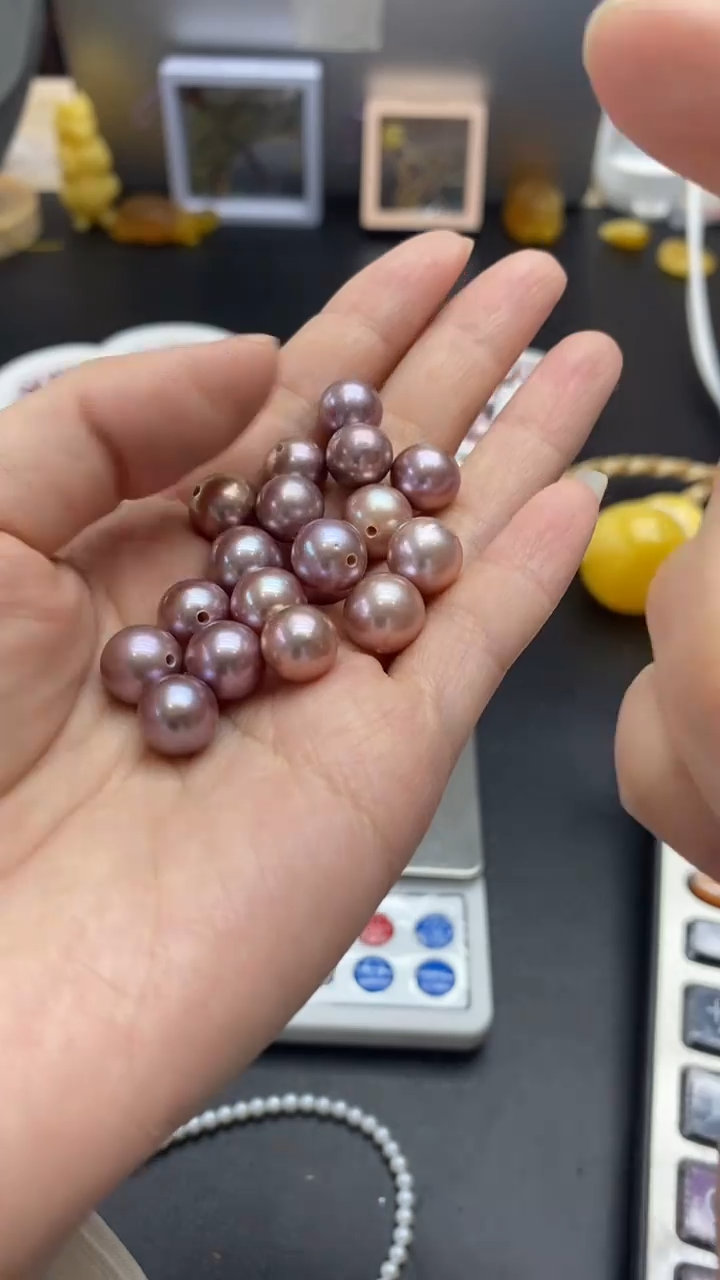 未镶嵌珠宝奇石淡水珍珠60多样性发其2个默认有瑕