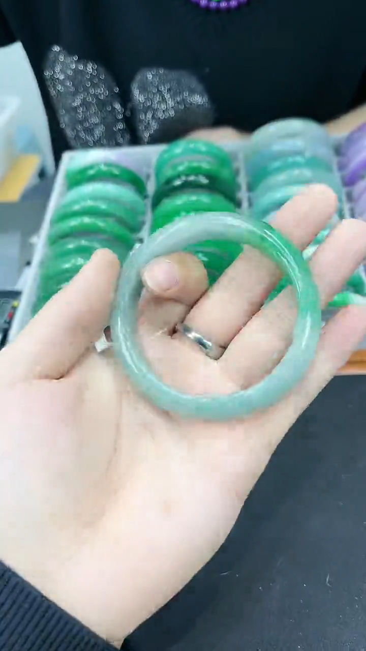 【闪购商品】砖雕s37独货手镯圈口60