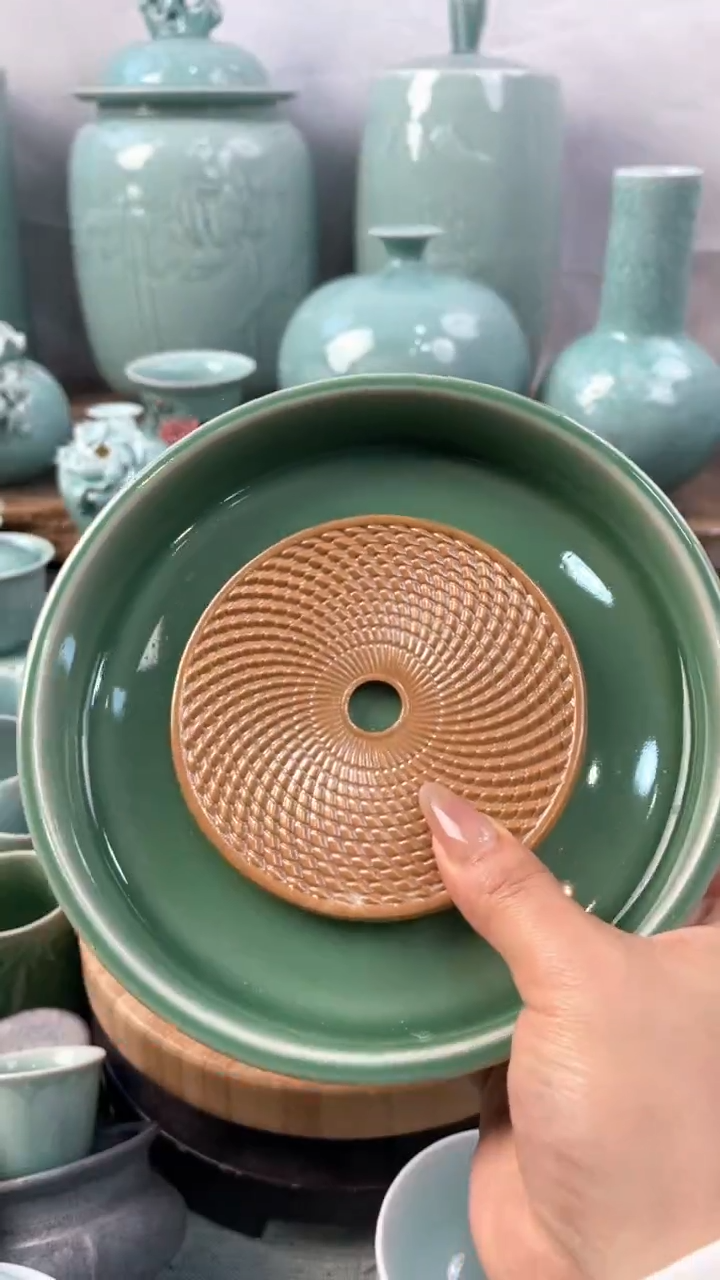 【闪购商品】特价 微瑕 慧仙青瓷