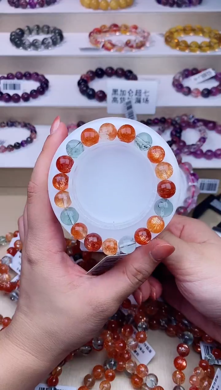 未镶嵌手链日光石阿鲁沙10m+