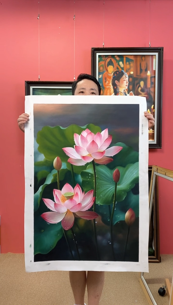 油画华* 尺寸60*90画芯（不含框）