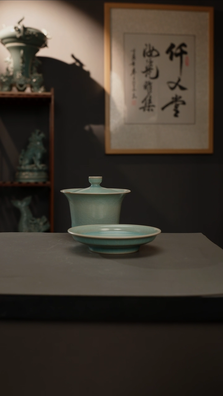 【闪购商品】杯仿古釉原矿  杯垫